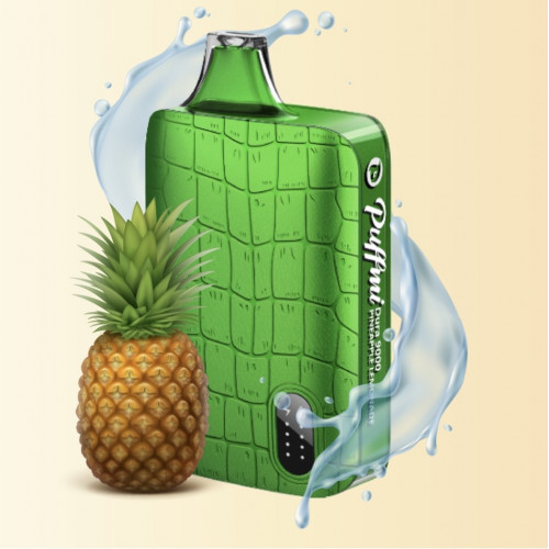 Электронная сигарета PuffMi Dura V2 STRONG 9000 - Ананасовый лимонад